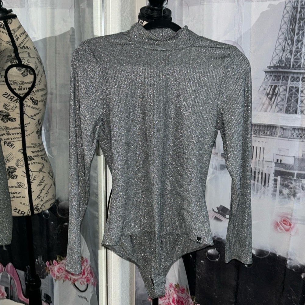 NWT True Religion Shimmery Bodysuit